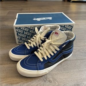 Vans Sk8-Hi Reissue VI, True blue & Black, Size 9